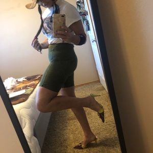 Rodo tweed leather gold ring heels shoes 38.5